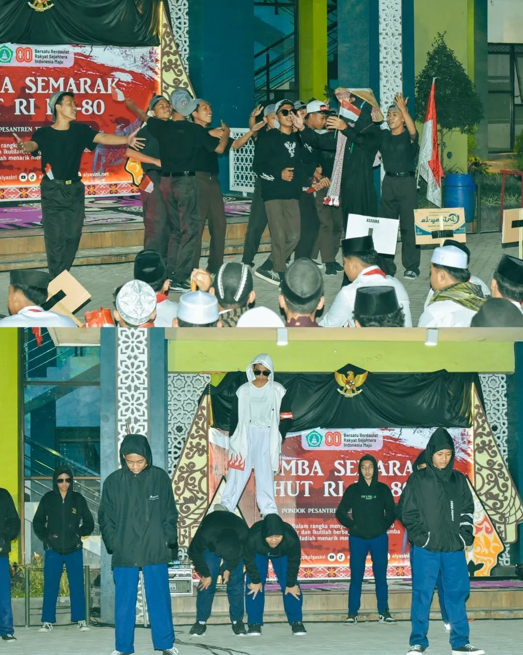 Parade Asrama dan Obor Kemerdekaan Warnai Pembukaan Lomba HUT RI ke-80 di Al-Yasini