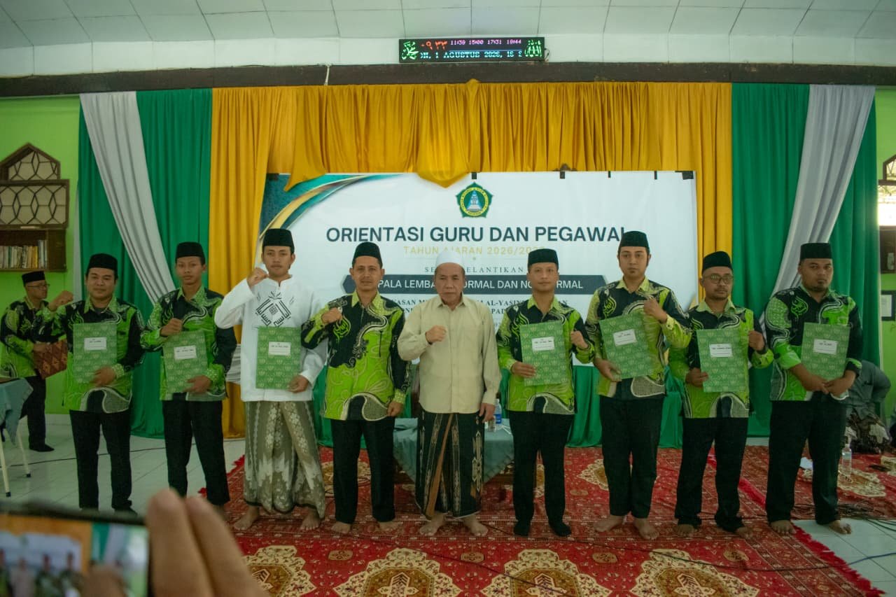 Ngaji Guru Al-Yasini 2026: Yayasan Lantik Kepala Lembaga Baru, Teguhkan Komitmen Meningkatkan Mutu Pendidikan