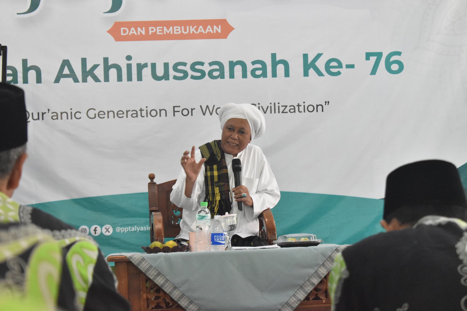 Haflah akhirussanah ke-76 Resmi dibuka dengan ngaji guru